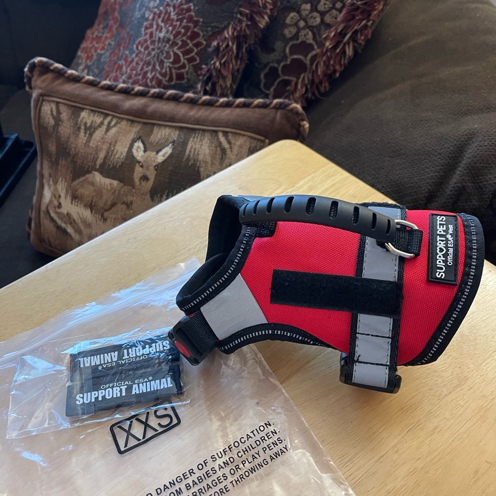 NEW in packaging Official ESA Support Animal Vest sz XXS